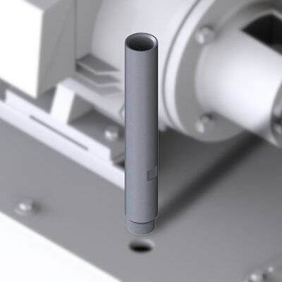 Giebel Montageadapter Verlängerung Edelstahl G1″f & G1″m-1
