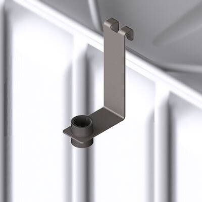 Giebel Wandhalterung HK G1"f für Adsorber Größe 2&3 90-110mm zur Wandmontage-1