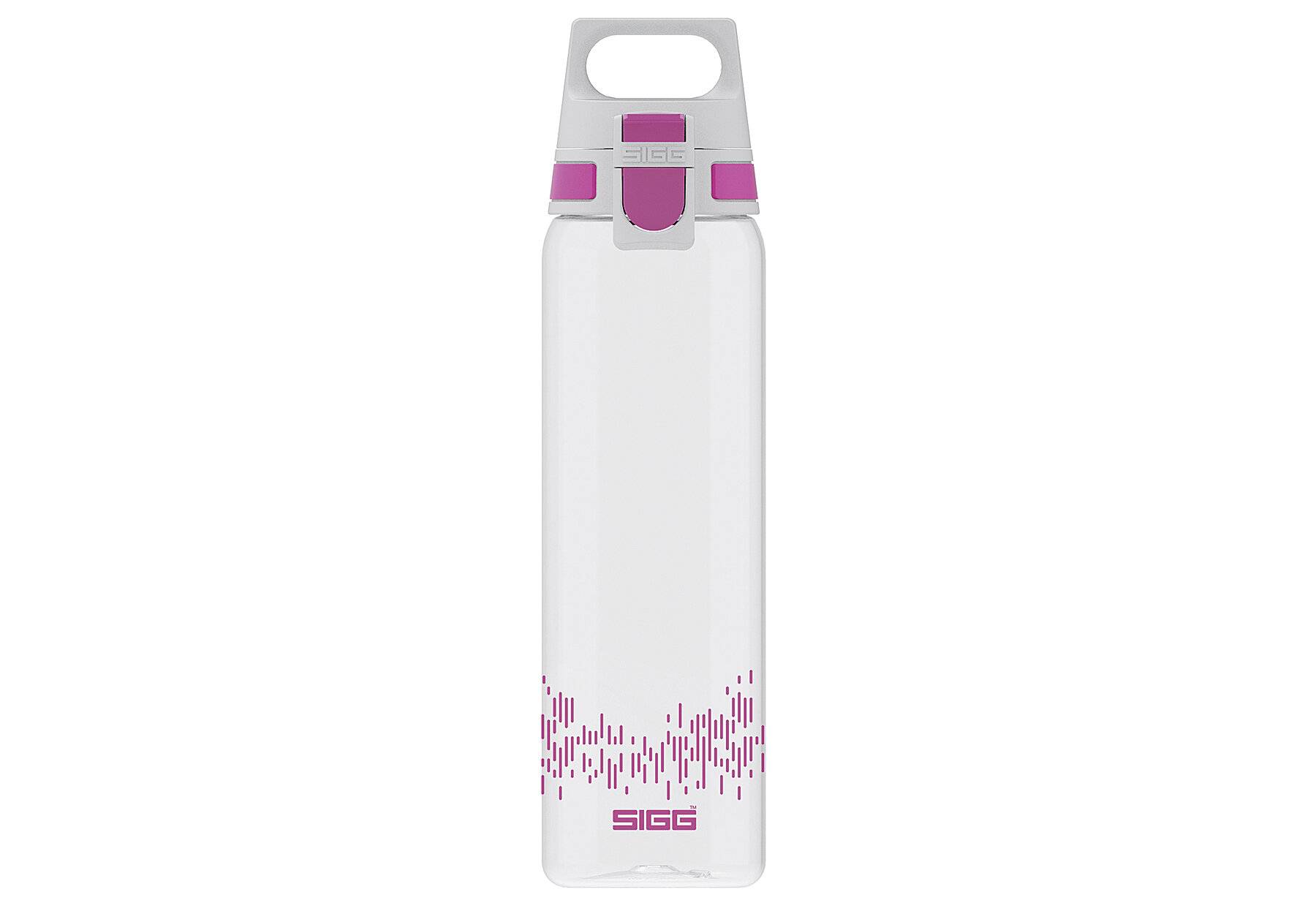 SIGG Total Clear ONE MyPlanet™ Berry Trinkflasche (0.75 L), BPA-freie und auslaufsichere-0