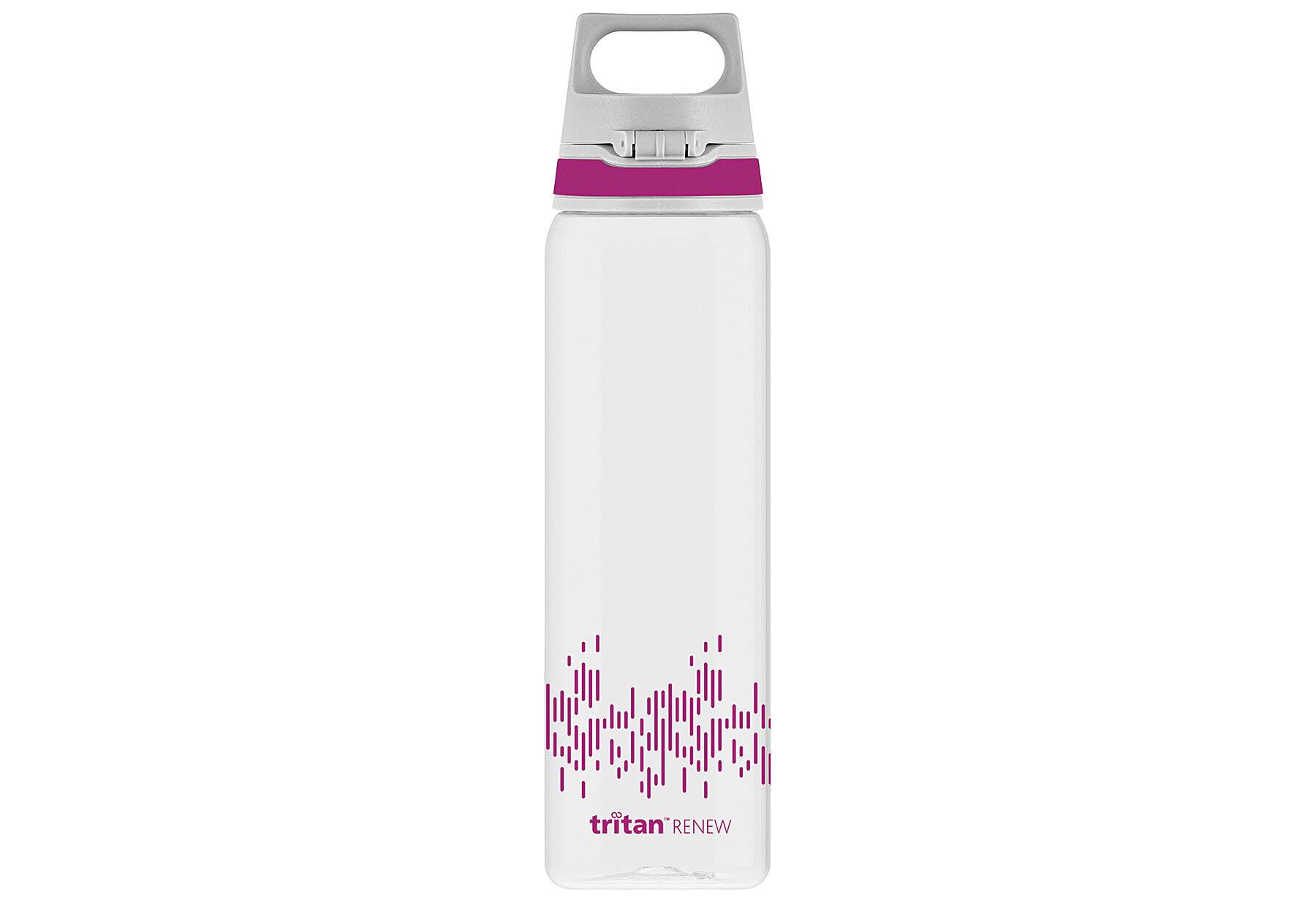 SIGG Total Clear ONE MyPlanet™ Berry Trinkflasche (0.75 L), BPA-freie und auslaufsichere-1