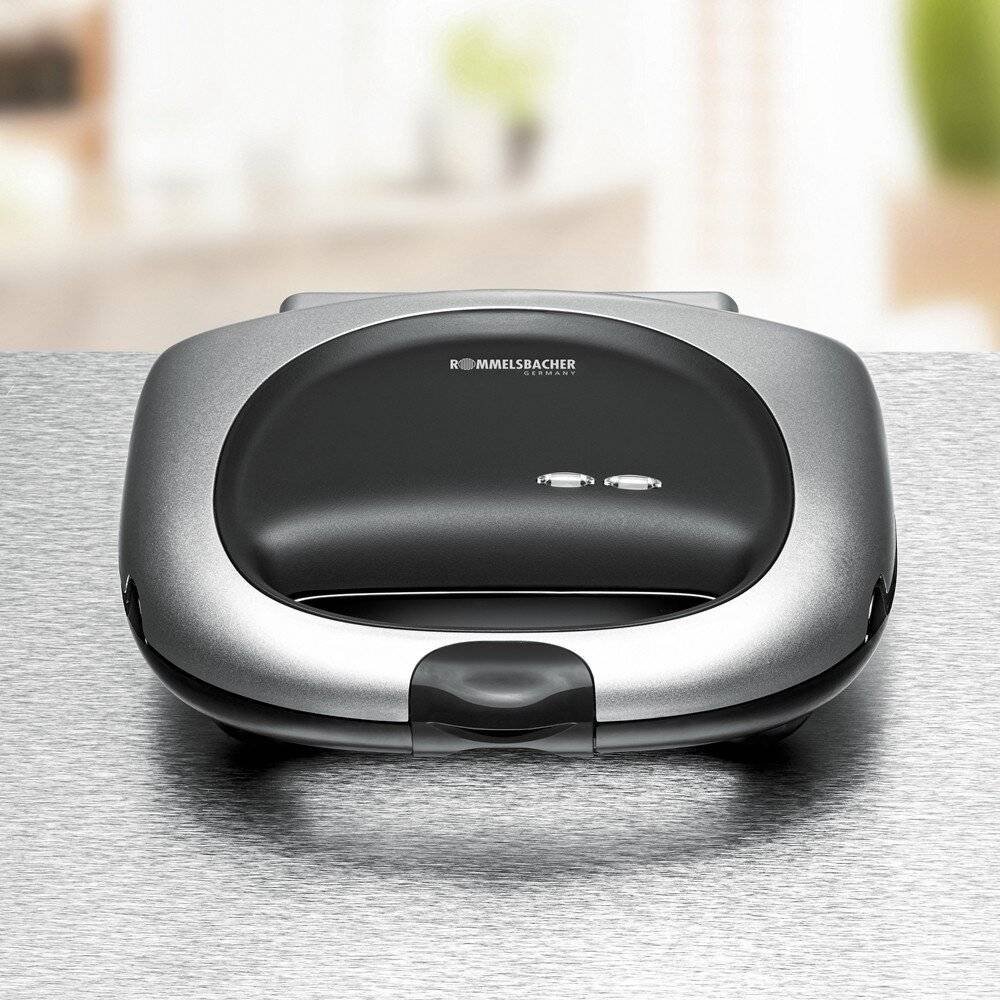 ROMMELSBACHER Sandwich Maker ST 1000 - extra tiefe Backmulden, für 2 American XL Sandwiches,-2