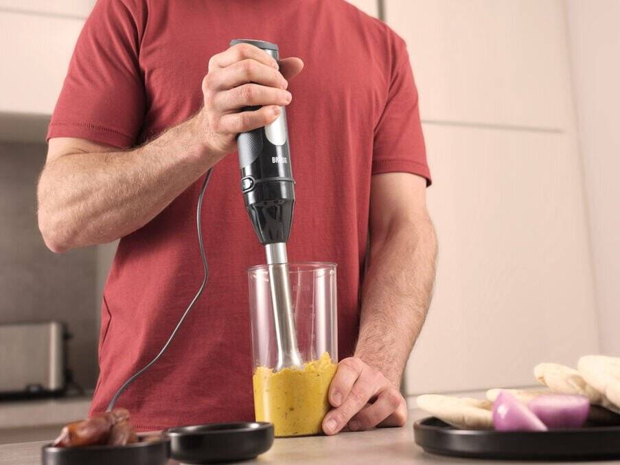 Braun MultiQuick 5 Pro, Pürierstab, 0,6 l, 1,2 m, 1000 W, Schwarz, Silber-4