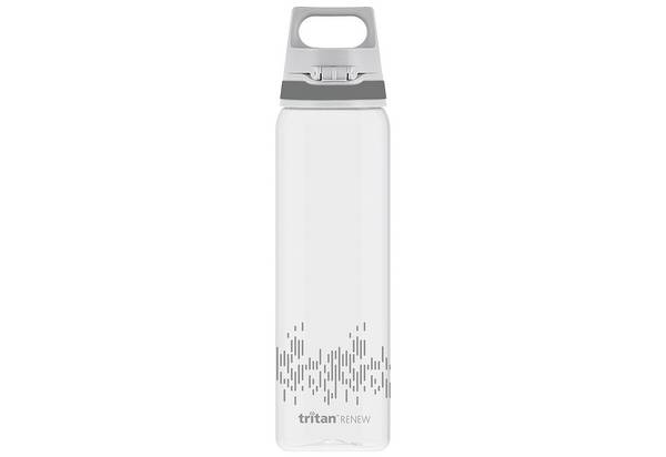 SIGG Total Clear ONE MyPlanet™ Trinkflasche (0.75 L), BPA-freie und auslaufsichere