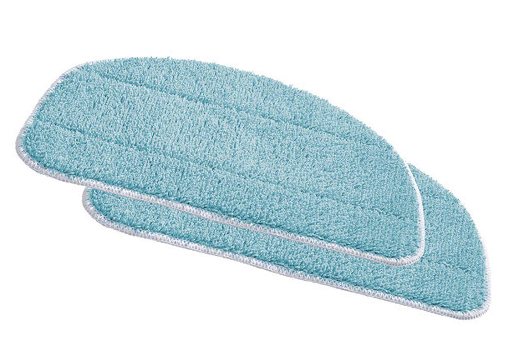 Leifheit 2er Set Ersatzpads Dampfreiniger CleanTenso Power 2.0, Dampfbesen Wischbezug für eine-0