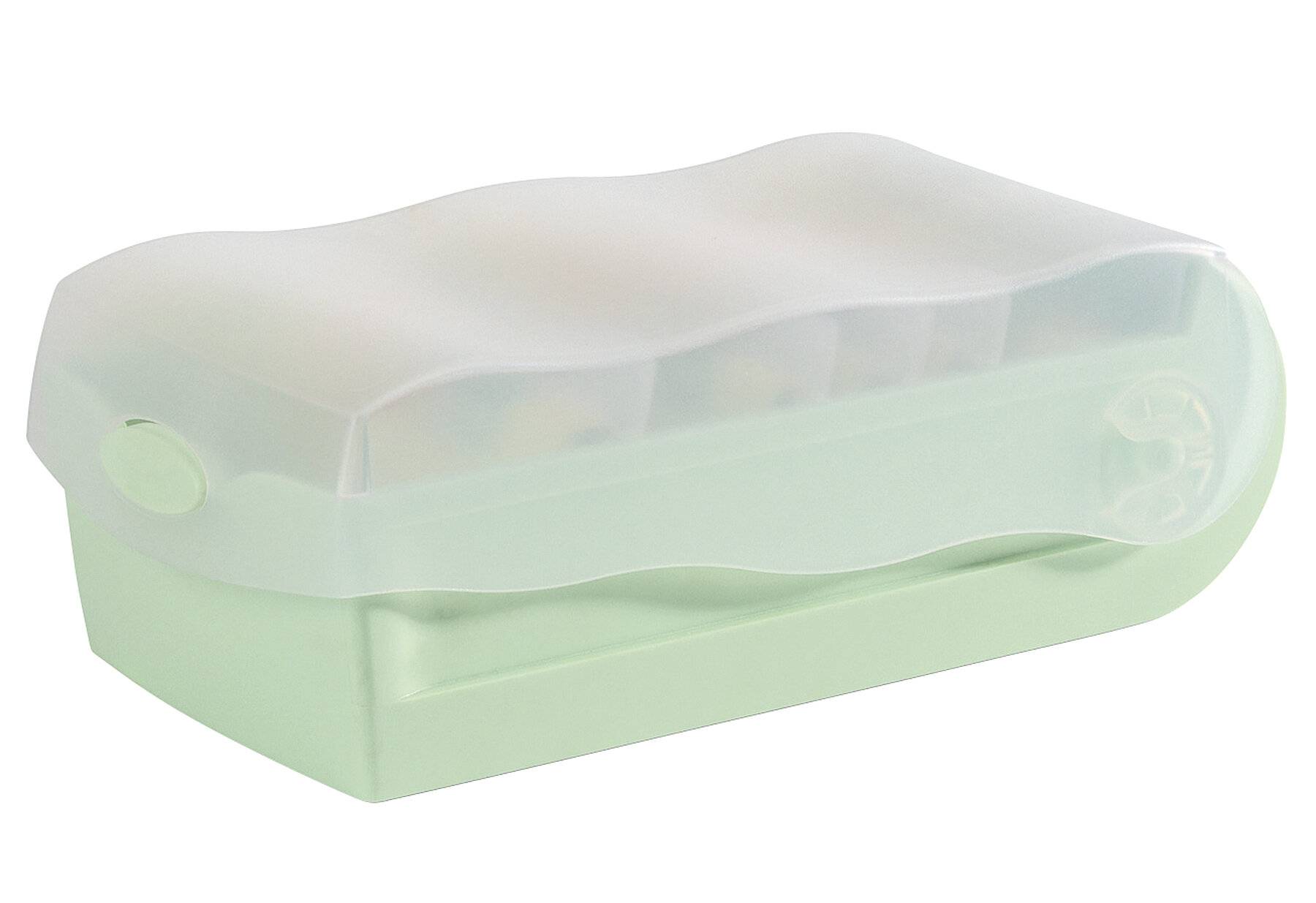 HAN - Lernkartei CROCO DIN A8 gruen/pastell mit 5 Stützplatten und 100 Karten-2