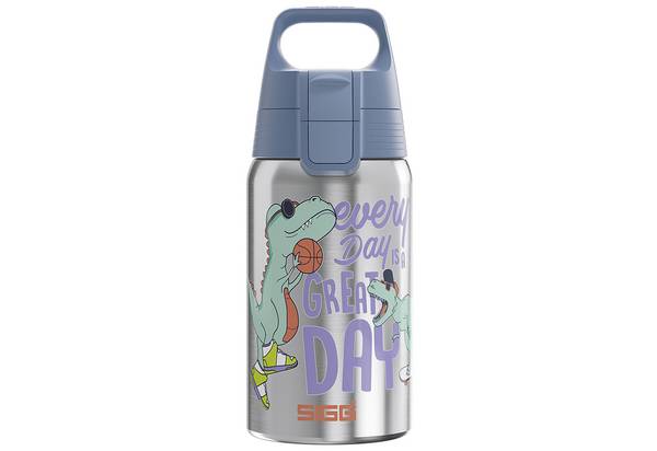 SIGG - Edelstahl Trinkflasche Kinder - Shield One Great Day - Für Kohlensäurehaltige Getränke
