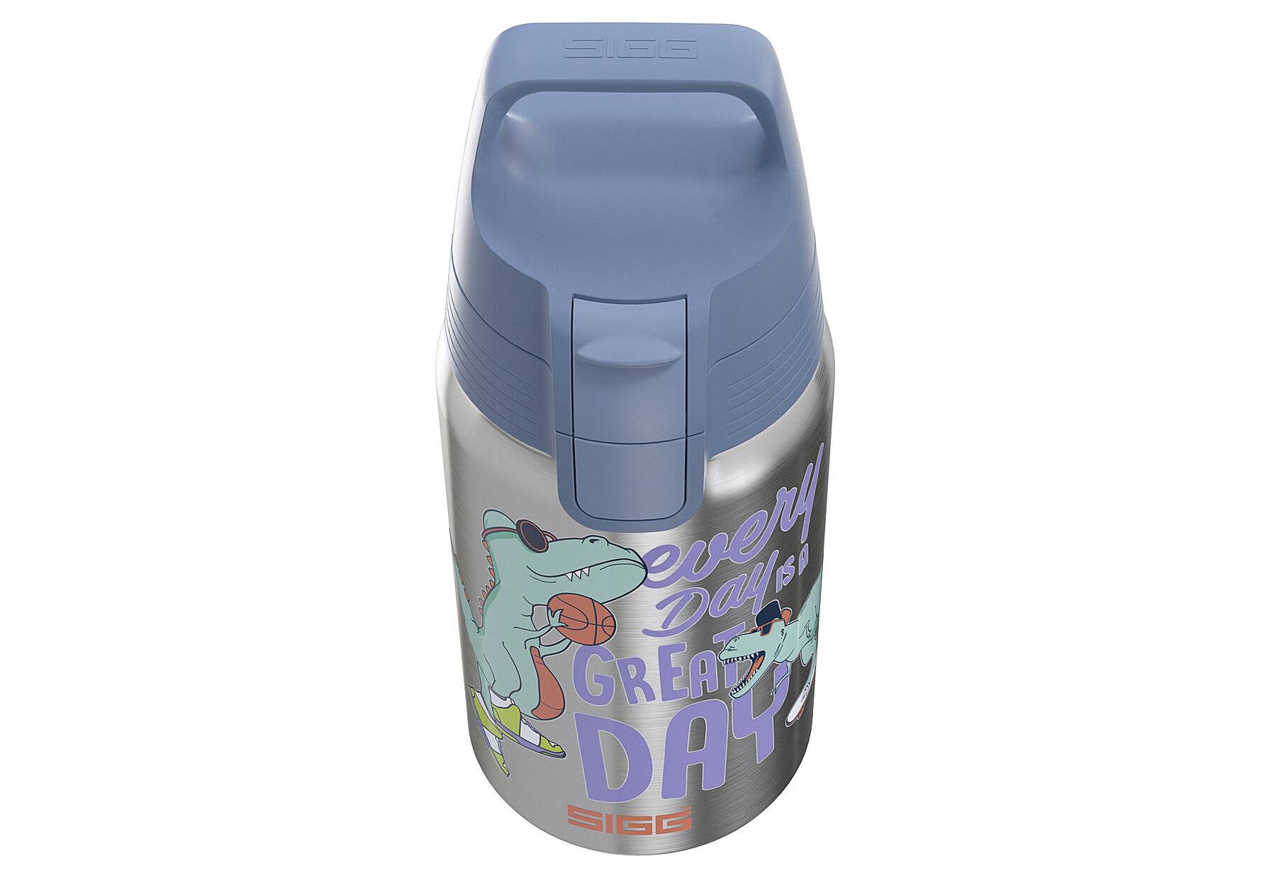 SIGG - Edelstahl Trinkflasche Kinder - Shield One Great Day - Für Kohlensäurehaltige Getränke-2