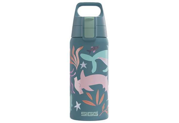 SIGG - Isolierte Trinkflasche Kinder - Shield Therm One Blue World - Kohlensäuregeeignet -