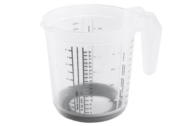 keeeper Messkanne "massimo", 1,0 L, weiß / nordic-grey