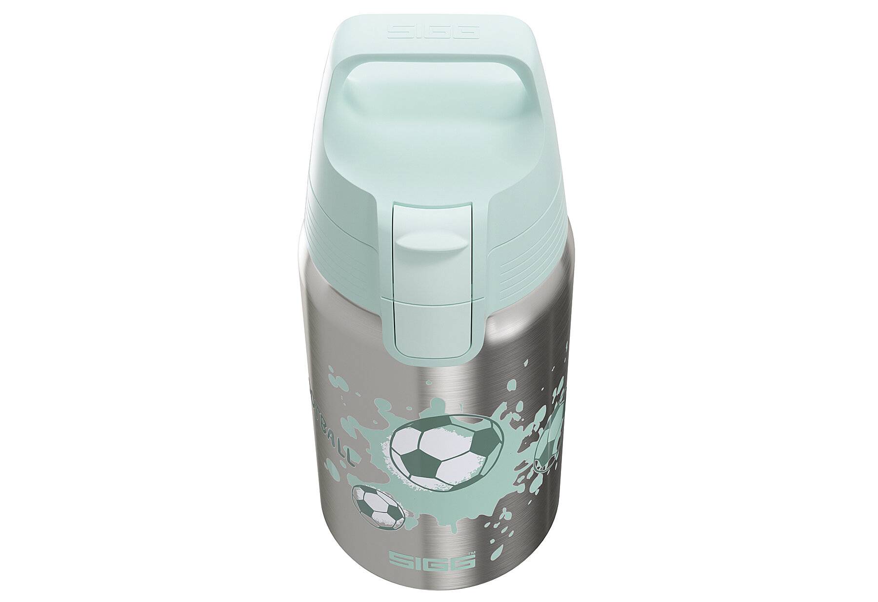 SIGG - Edelstahl Trinkflasche Kinder - Shield One Love Football - Für Kohlensäurehaltige-2