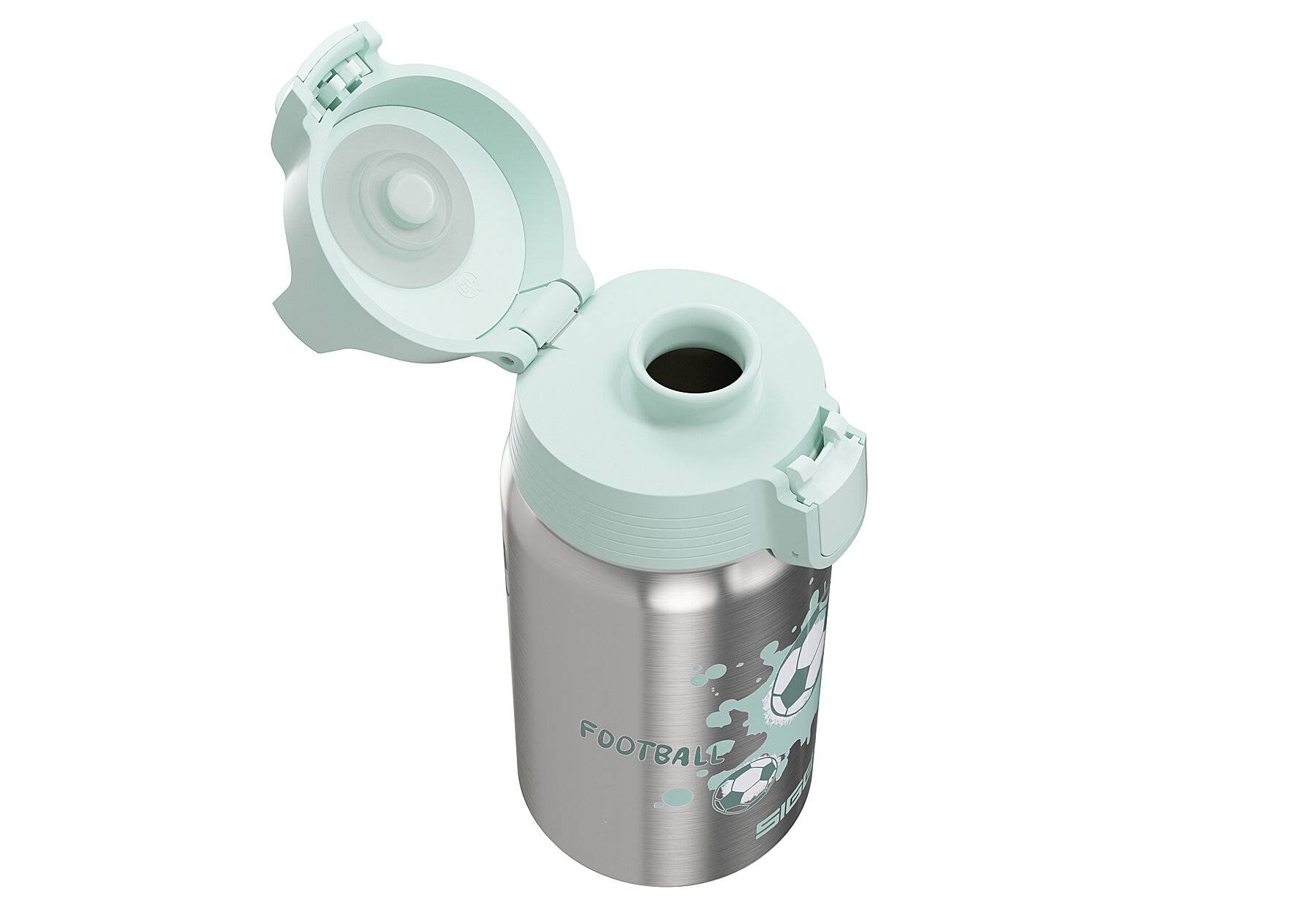 SIGG - Edelstahl Trinkflasche Kinder - Shield One Love Football - Für Kohlensäurehaltige-3