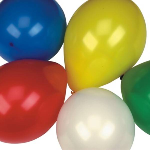 PAPSTAR 8 Luftballons Ø 32 cm farbig sortiert Luftballons farbig sortiert -