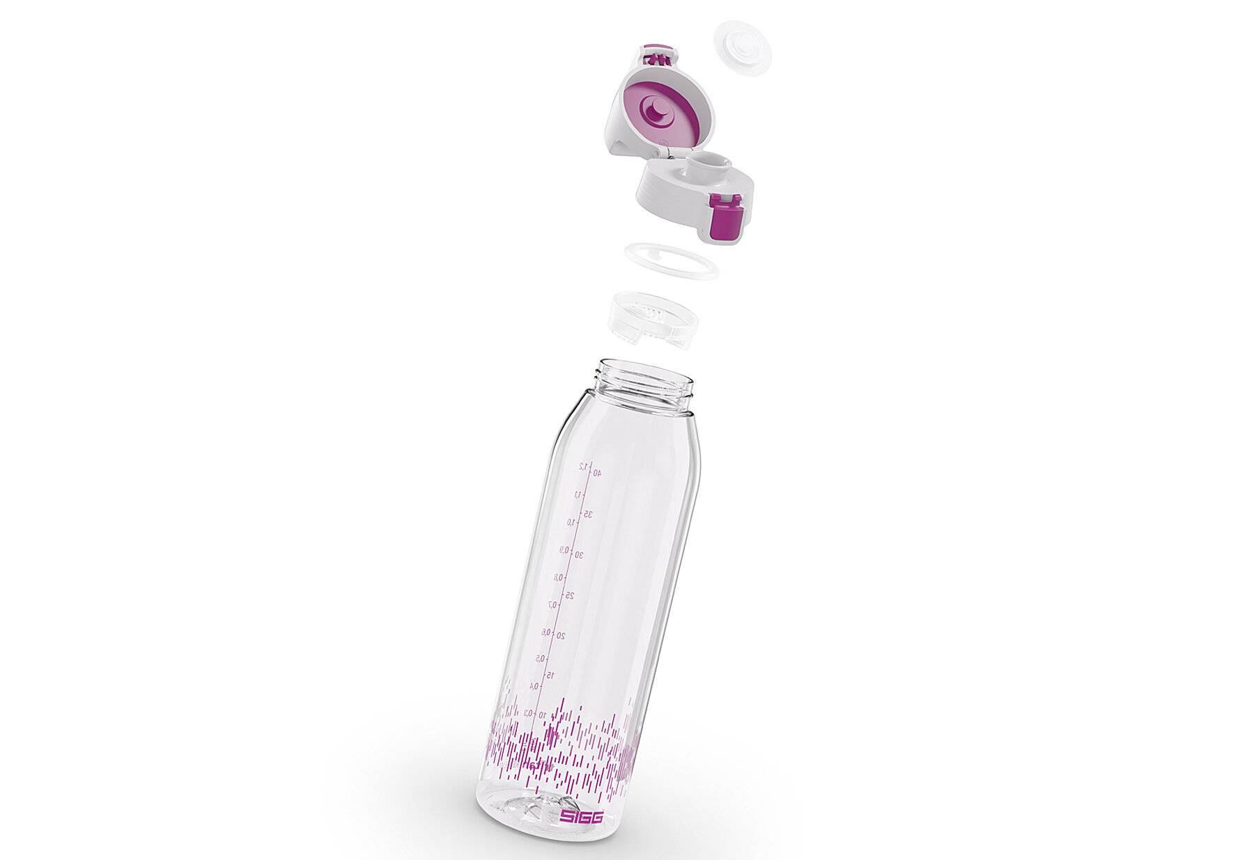 SIGG - Tritan Renew Trinkflasche - Total Clear ONE MyPlanet Berry - Für Kohlensäurenhaltigen-4
