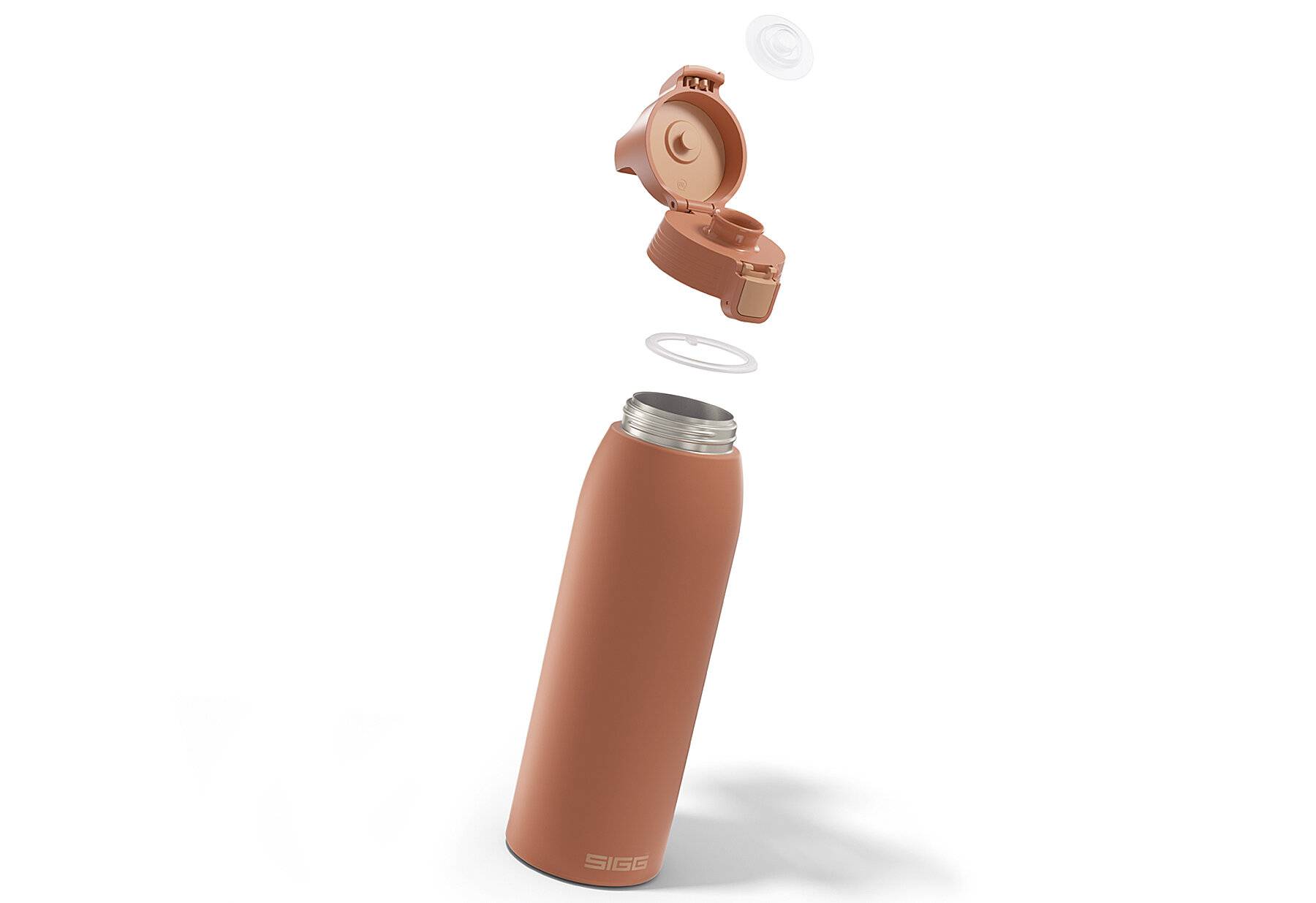 SIGG - Isolierte Trinkflasche - Shield Therm One Eco Red - Für kohlensäurehaltige Getränke-4