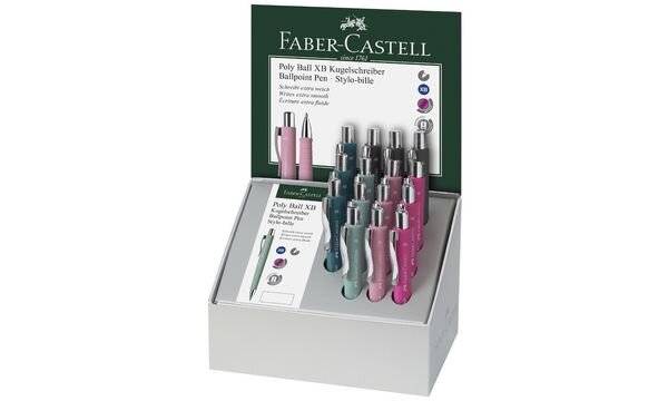 FABER-CASTELL Druckkugelschreiber POLY BALL XB, Display-2