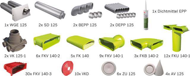 BOSCH Wohnungslüftungspaket BOPA VE112-0