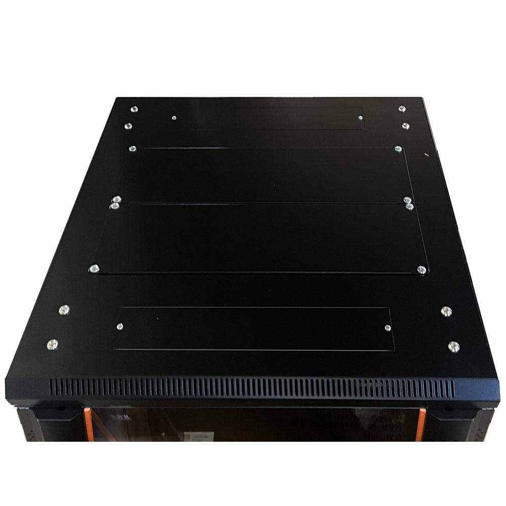19"-Serverschrank SRK - - BxT 600x1000 mm - Sicht-/Vollblechtür - Flatpack - Rac-1