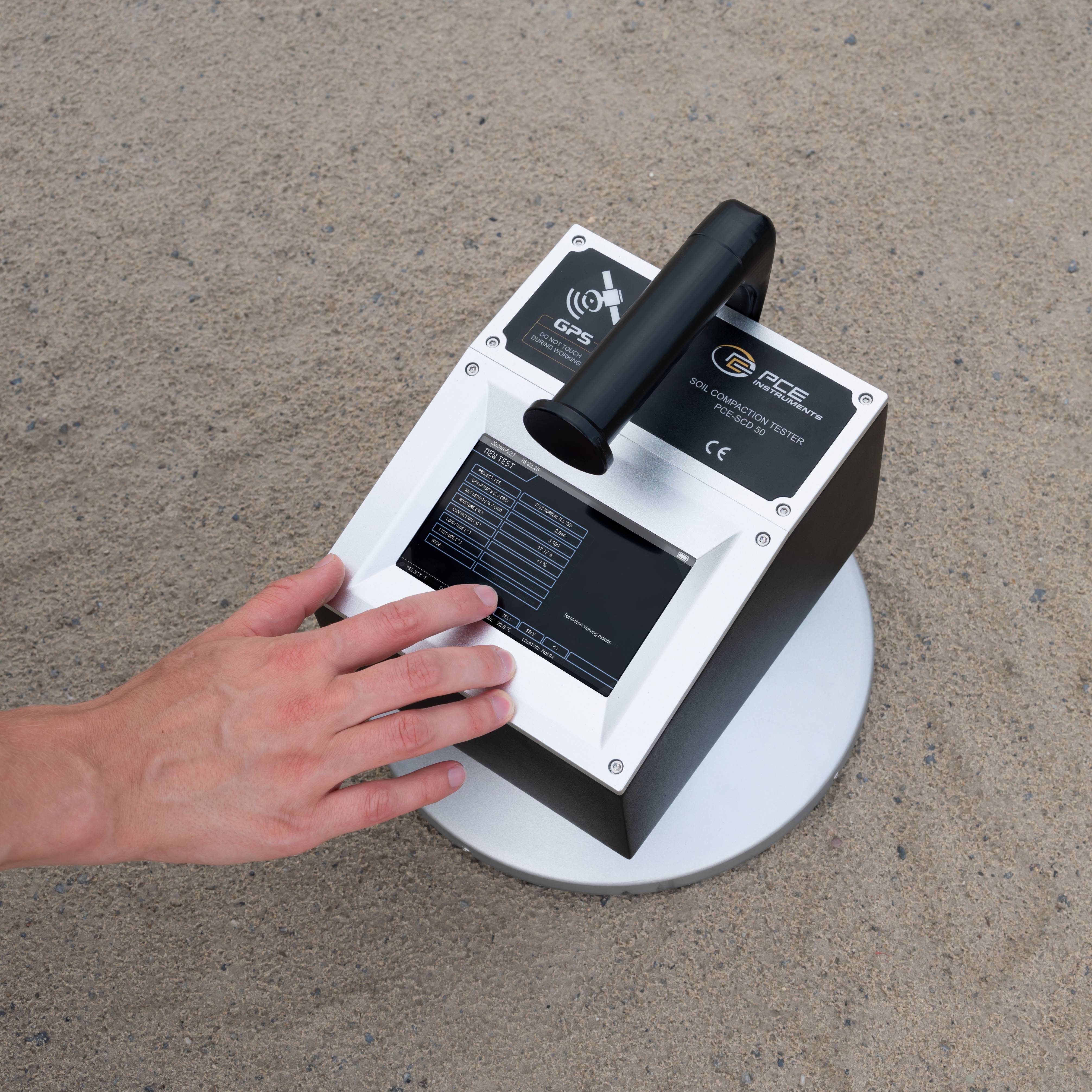 PCE Instruments Erdboden Dichtemessgerät PCE-SCD 50 |Messtiefe 300mm |Nass- & Trockendichte |Verdichtung |Feuchtigkeit-3