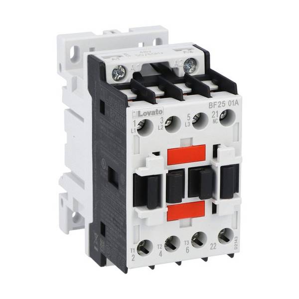 Lovato Electric BF2501A400 3-poliger Schütz 690V/AC, 11kW, 25A, Spulenspannung 400V 50/60Hz, 1xÖffnerkontakt