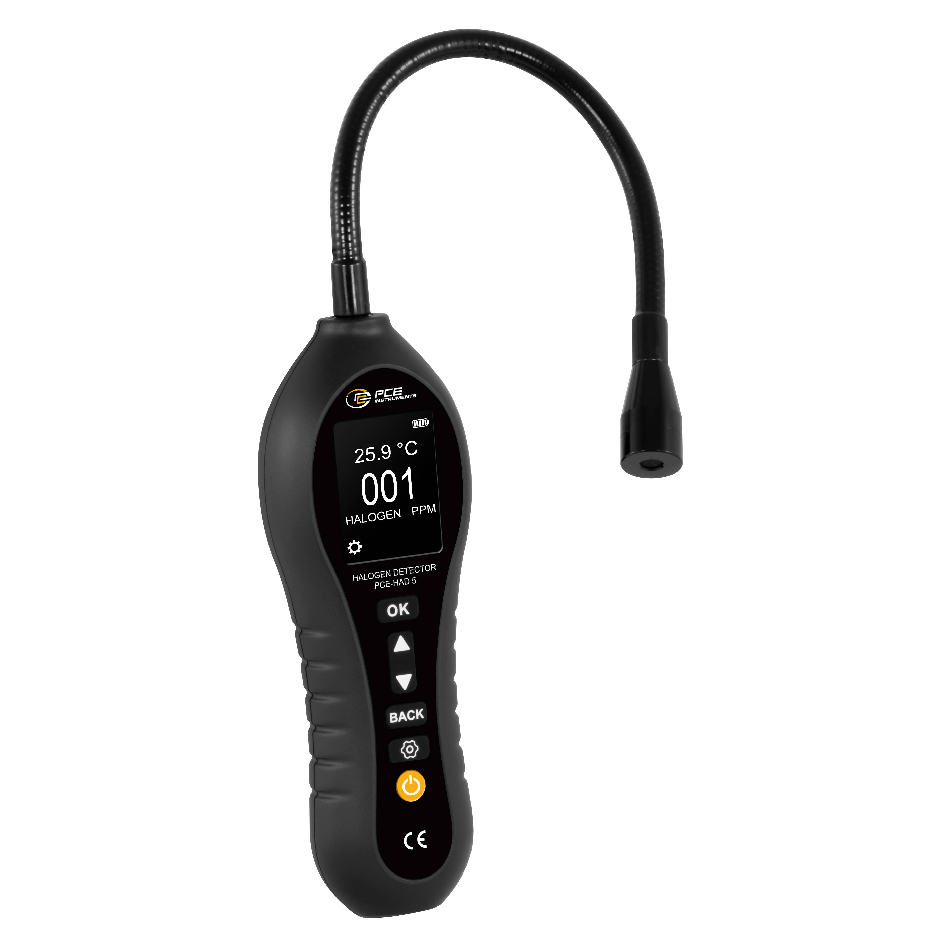 VOLTCRAFT GD-270 Gasleck-Detektor – Erkennt Methan, Wasserstoff, Propan & Mehr, 0–10.000 Ppm, Mit Akustischem & Optischem Alarm, Praktische Sonde