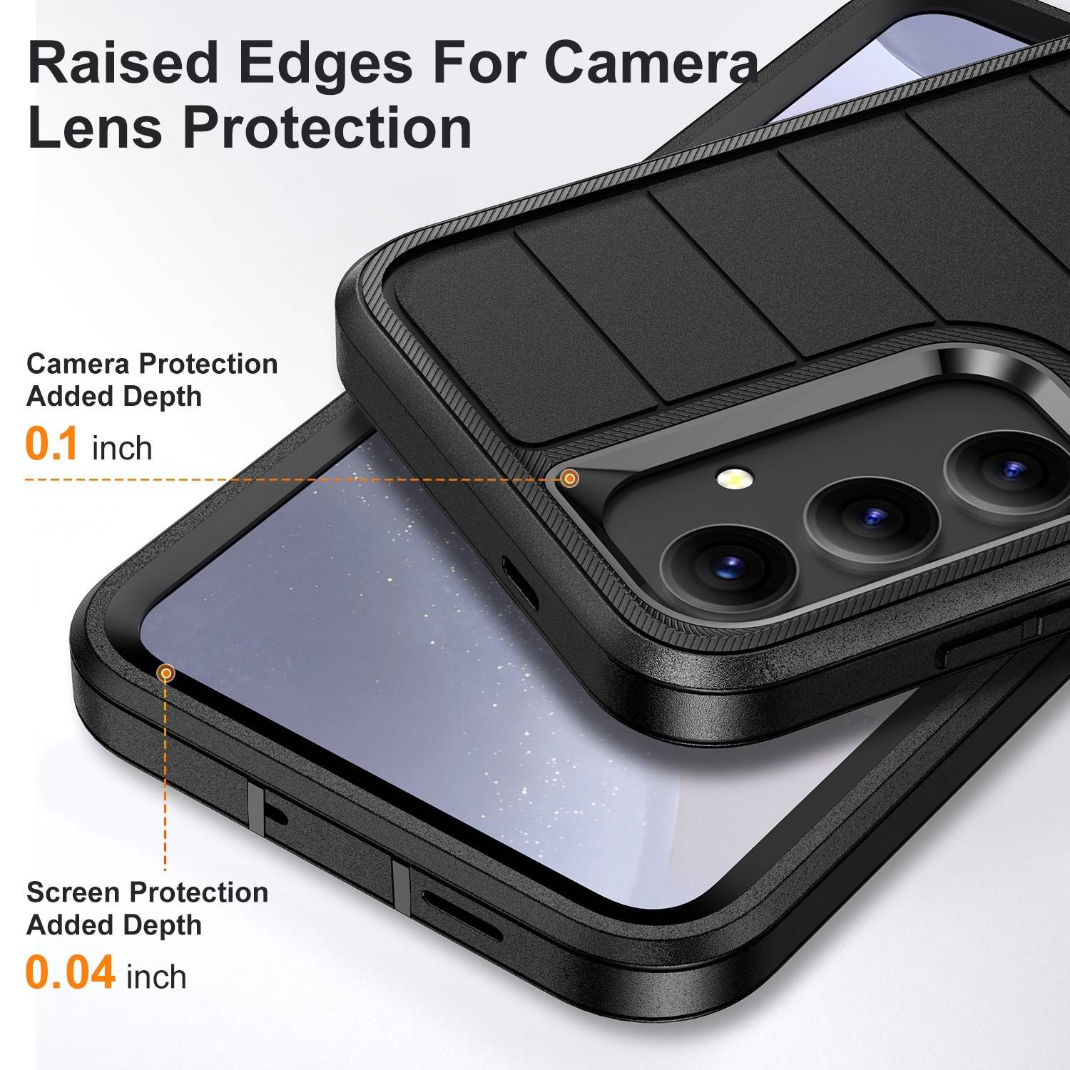 Für Samsung Galaxy S24 Defender Gen2 Robuste PC + Silikon Handyhülle mit Halter-4