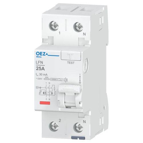 25A FI-Schalter 2-pol. 30mA, AC 230V, RCD-0