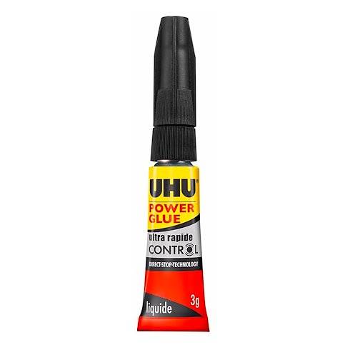 UHU Colle instantanée POWER GLUE liquide Control, 3 g-0
