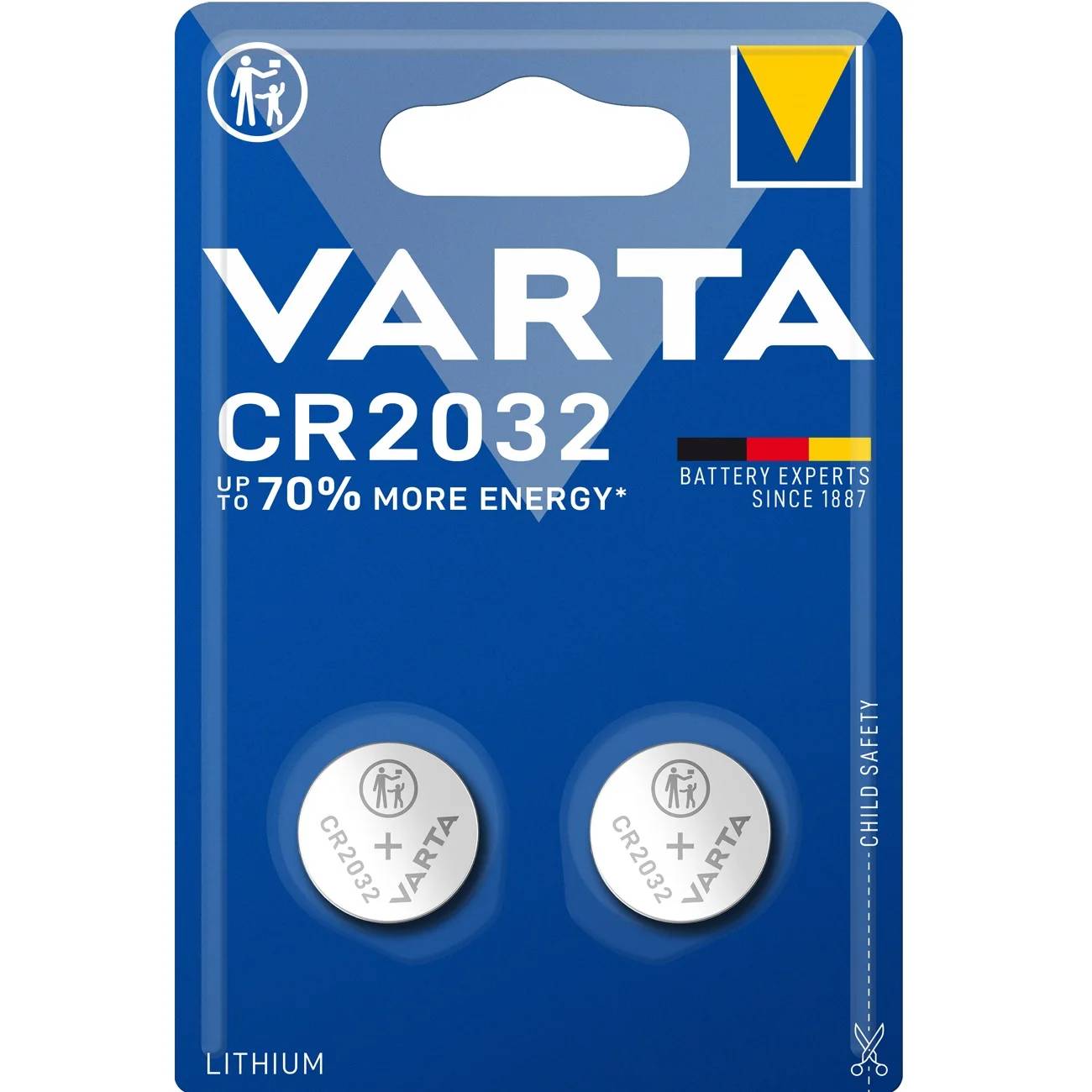 Varta Knopfzelle CR2032 2er Blister-0