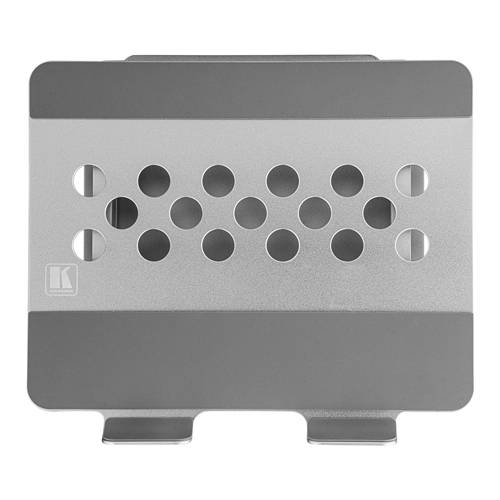 KRAMER KDock-6 - Multiport Adapter (4K@60Hz | Eingang: USB-C female | 2x Ausgang | 7x Datenport | inkl. Halter) - silber-1