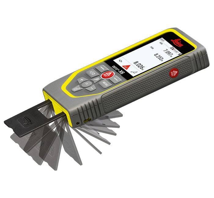 Leica DISTO X6 Entfernungsmesser mit Kamera bis 250m, Zielsucher, IP65, ± 1mm (ersetzt S910)-2