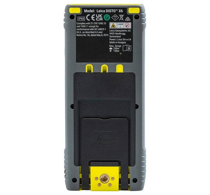 Leica DISTO X6 Entfernungsmesser mit Kamera bis 250m, Zielsucher, IP65, ± 1mm (ersetzt S910)-4