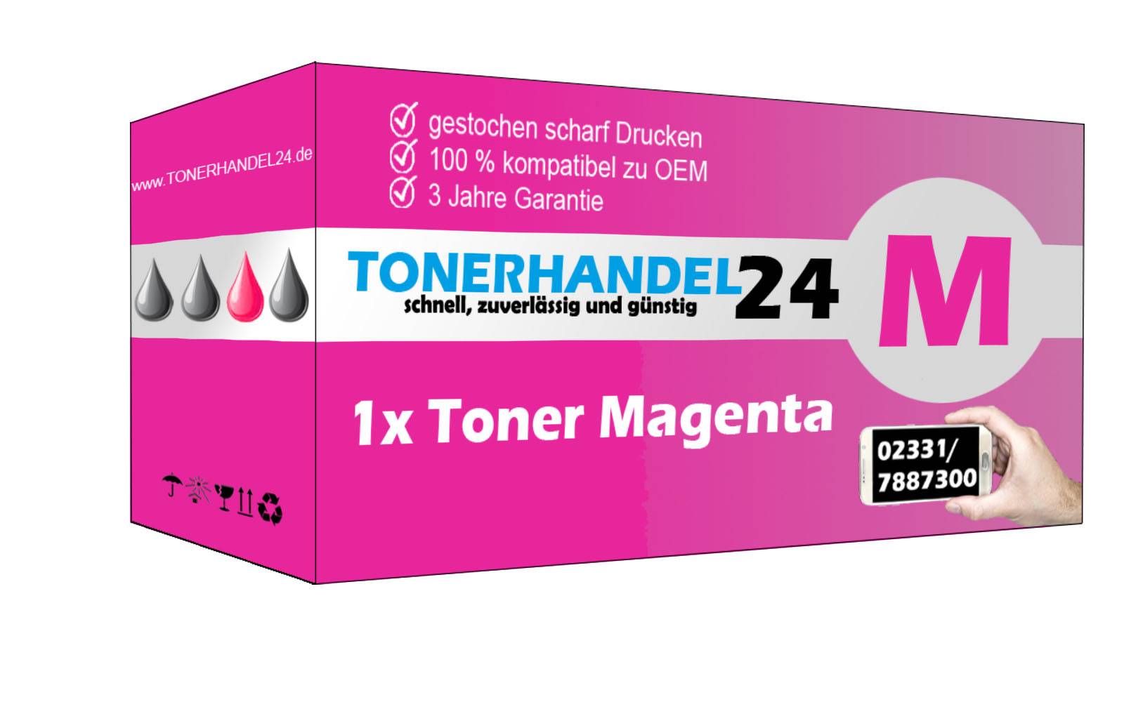 TONSLC430M Alternative toner magenta for Samsung / CLTM 404 S/ELS / 1,000 pages-0