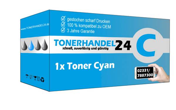 TONCLP620C Alternative toner cyan for Samsung / CLTC5082L / 4,000 pages