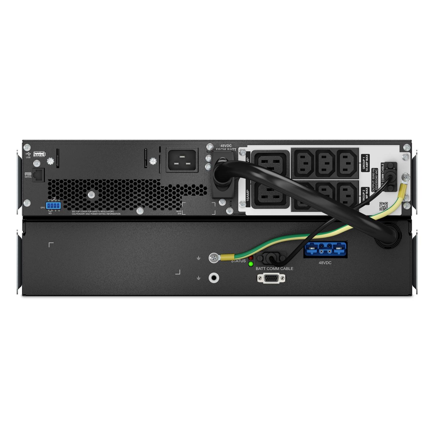 APC Smart-UPS On-Line SRTL2200RM4UXLI - USV (Rack - einbaufähig) (hohe Dichte) - Wechselstrom 220/230 V - 1980 Watt - 22-1