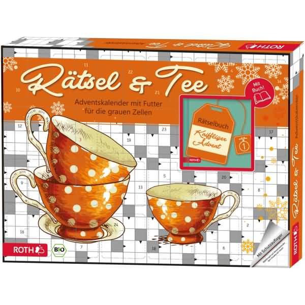 Adventskalender 'Rätsel und Bio-Tee-Adventskalender' bestückt-0