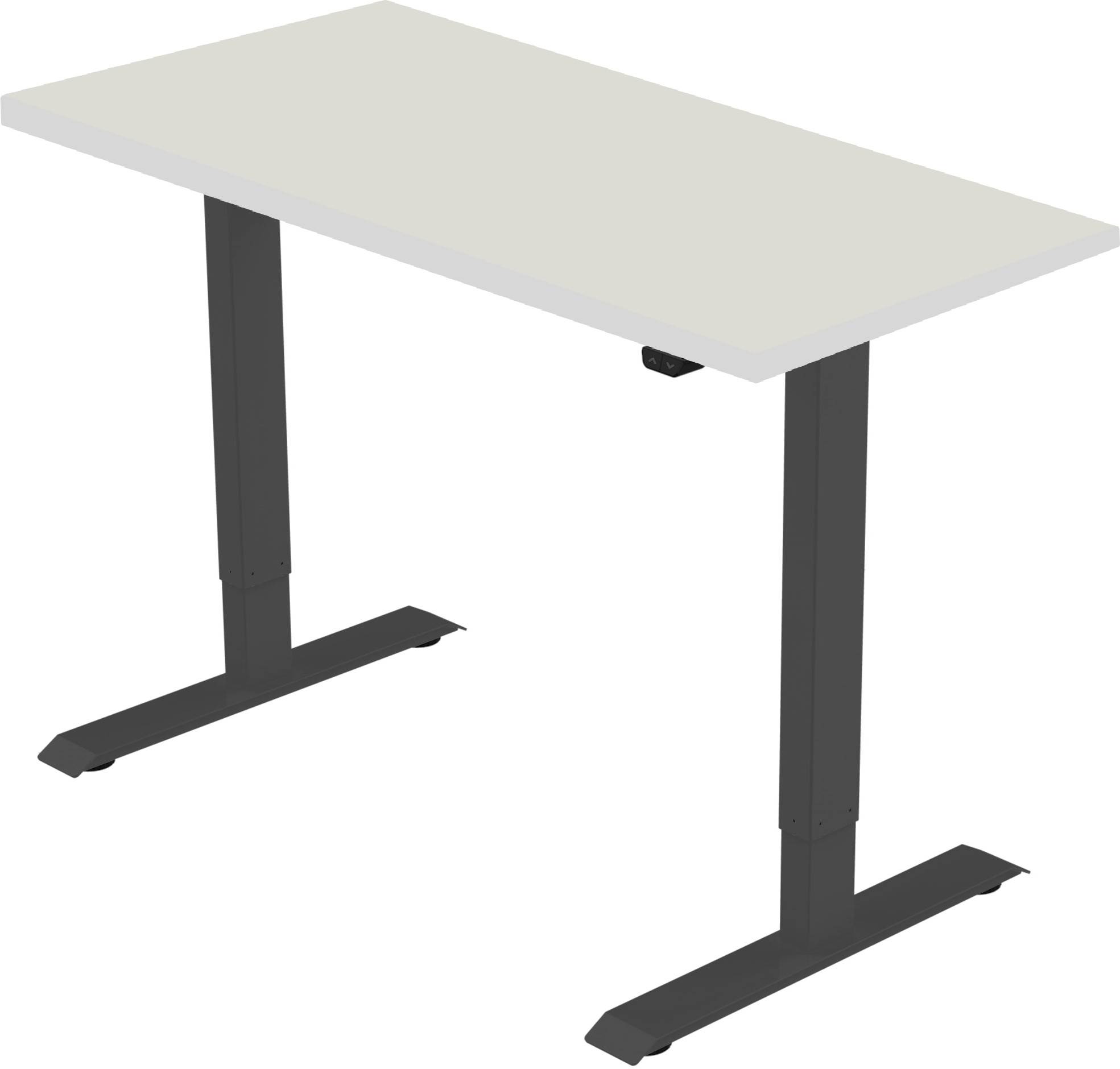 celexon elektrisch höhenverstellbarer Schreibtisch Economy eAdjust-71121 - schwarz, inkl. Tischplatte 150 x 75 cm-0