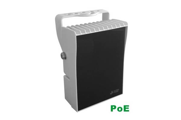Global Proof NYX ELI80 NUO POE IR 10° LED Infrarot Scheinwerfer, 850nm, PoE (802.3at), 10° Leuchtwinkel, 180m
