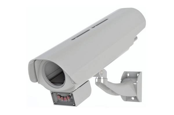 Global Proof CRONO CLA820+IR -230 Wetterschutzgehäuse aus Aluminium, inklusive IR-Beleuchtung 230VAC, IP66