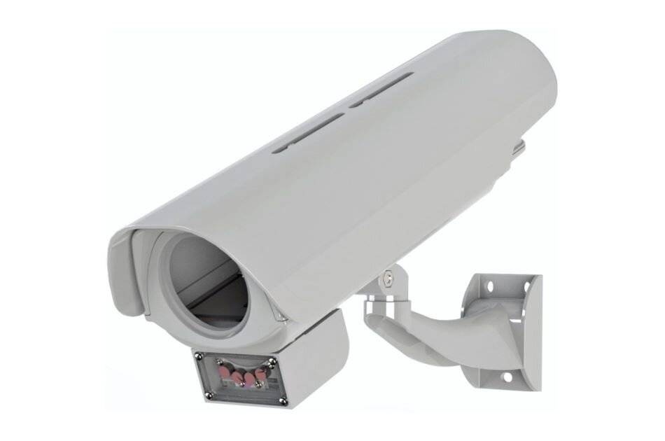 Global Proof CRONO CLA820+IR -230 Wetterschutzgehäuse aus Aluminium, inklusive IR-Beleuchtung 230VAC, IP66-0