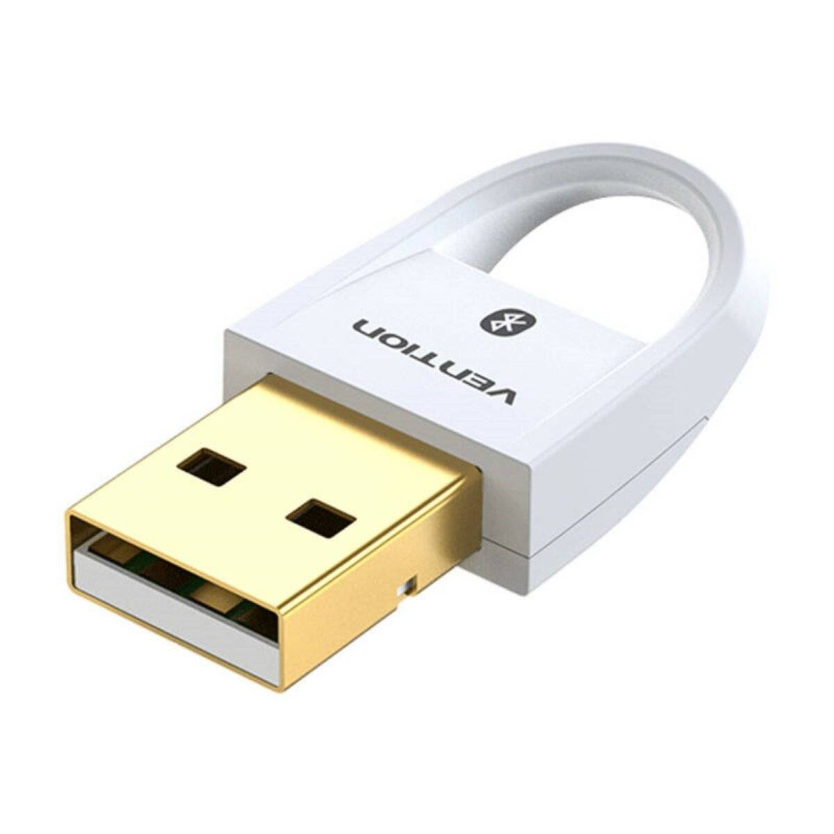 Vention USB Adapter in Weiß Bluetooth 5.0 kompatibel mit Windows 10, 8, 7-0