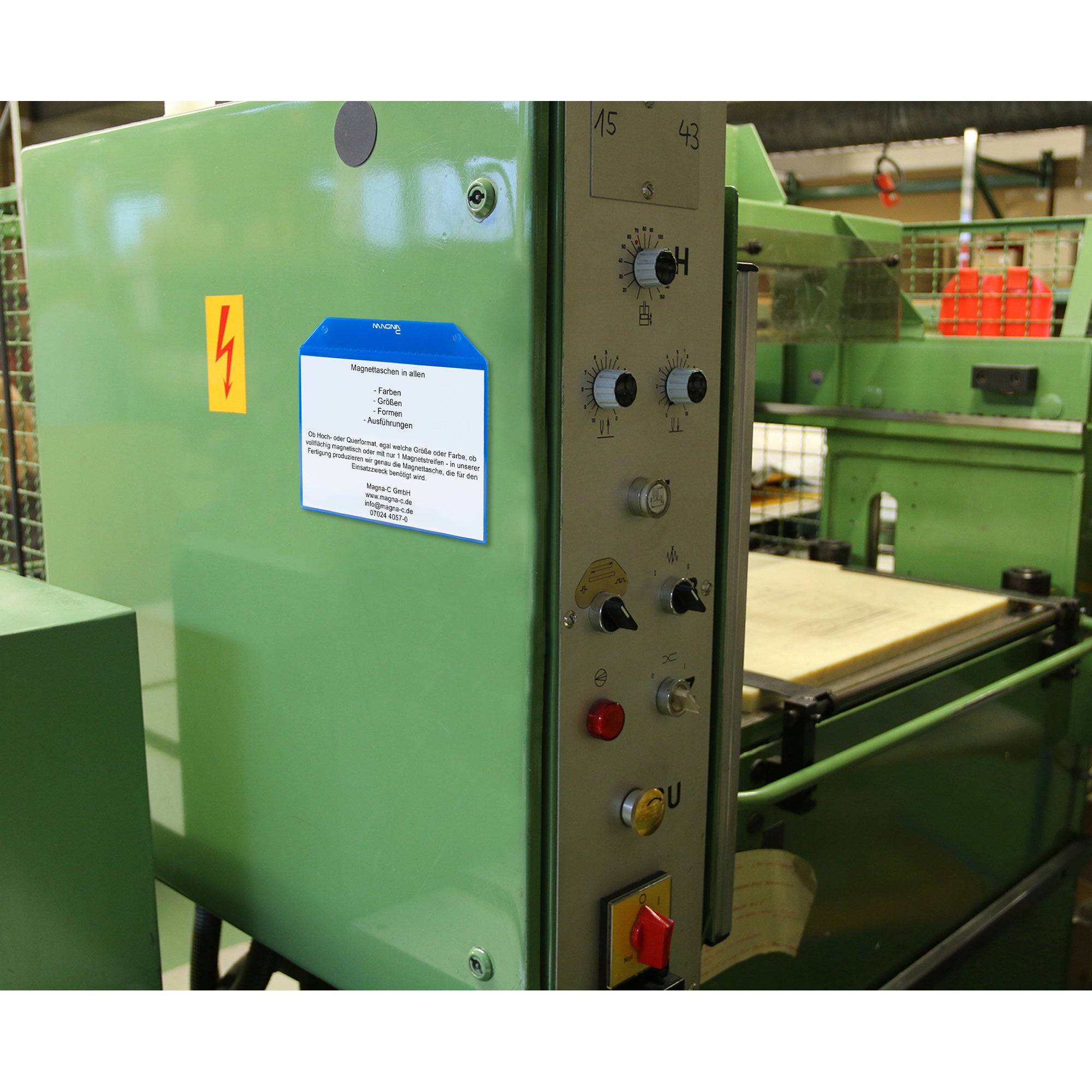 Magna-C Magnettasche 217x155mm mit Magnetband für DIN A5-3