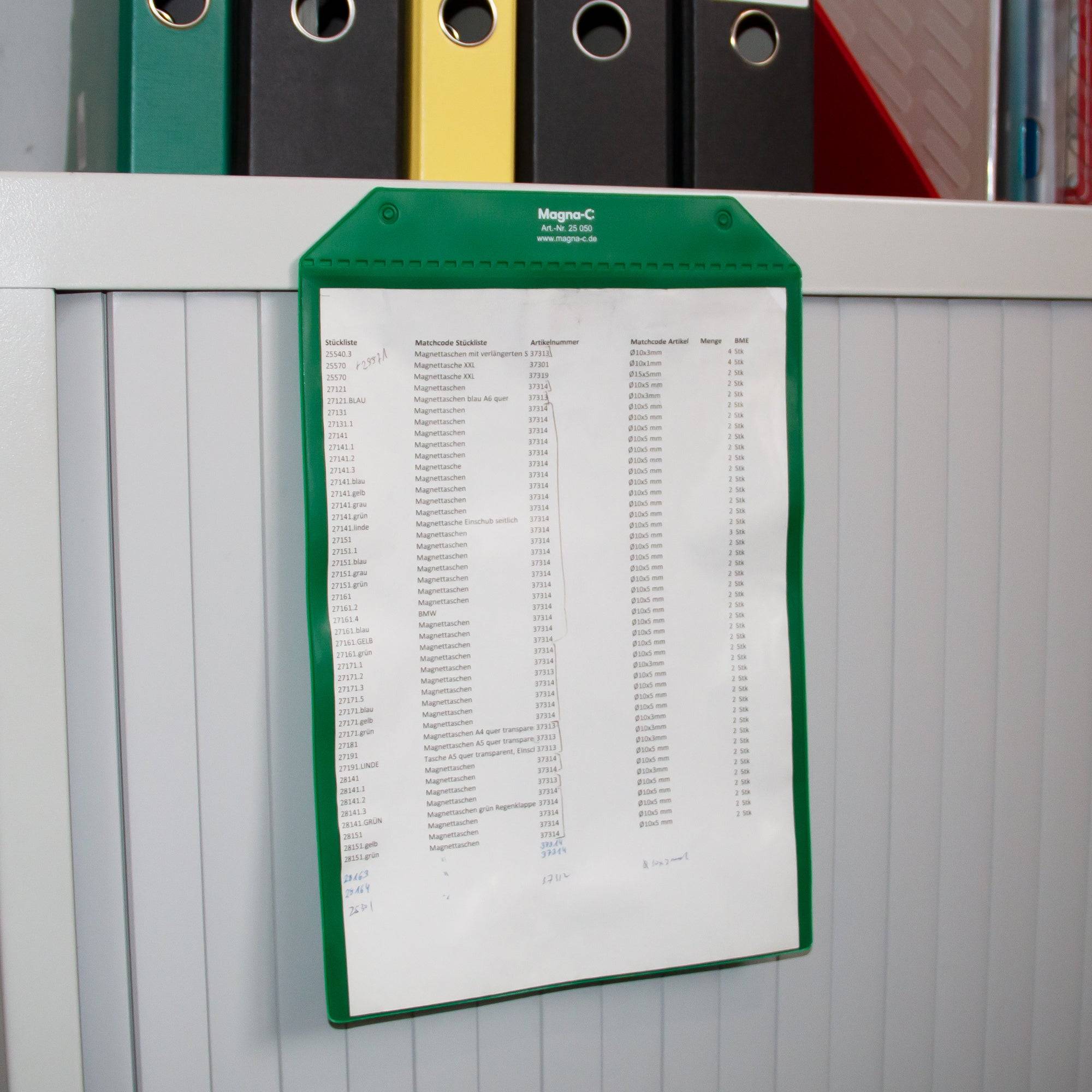 Magna-C Magnettasche 220x300mm mit Magnetband für DIN A4-3