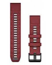 Garmin QuickFit-Armband 22 mm Silikon Marsala/Graphit Mit diesen verstellbaren Schnellwechsel-Armbändern für deine-0