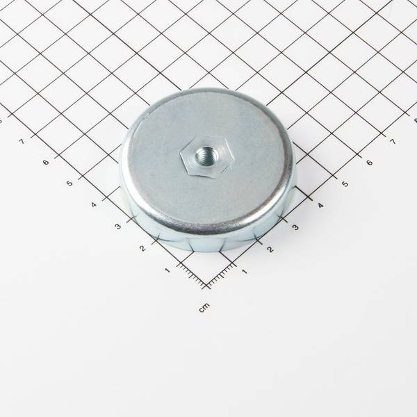 Magna-C Ferrit Flachgreifer mit Innengewinde Ø50x10mm