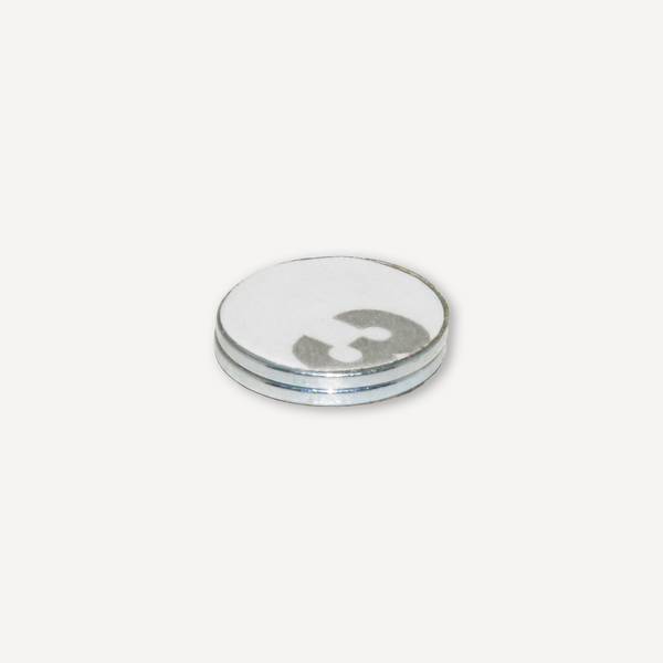 Magna-C Neodym-Scheibenmagnet Ø12x1mm selbstklebend