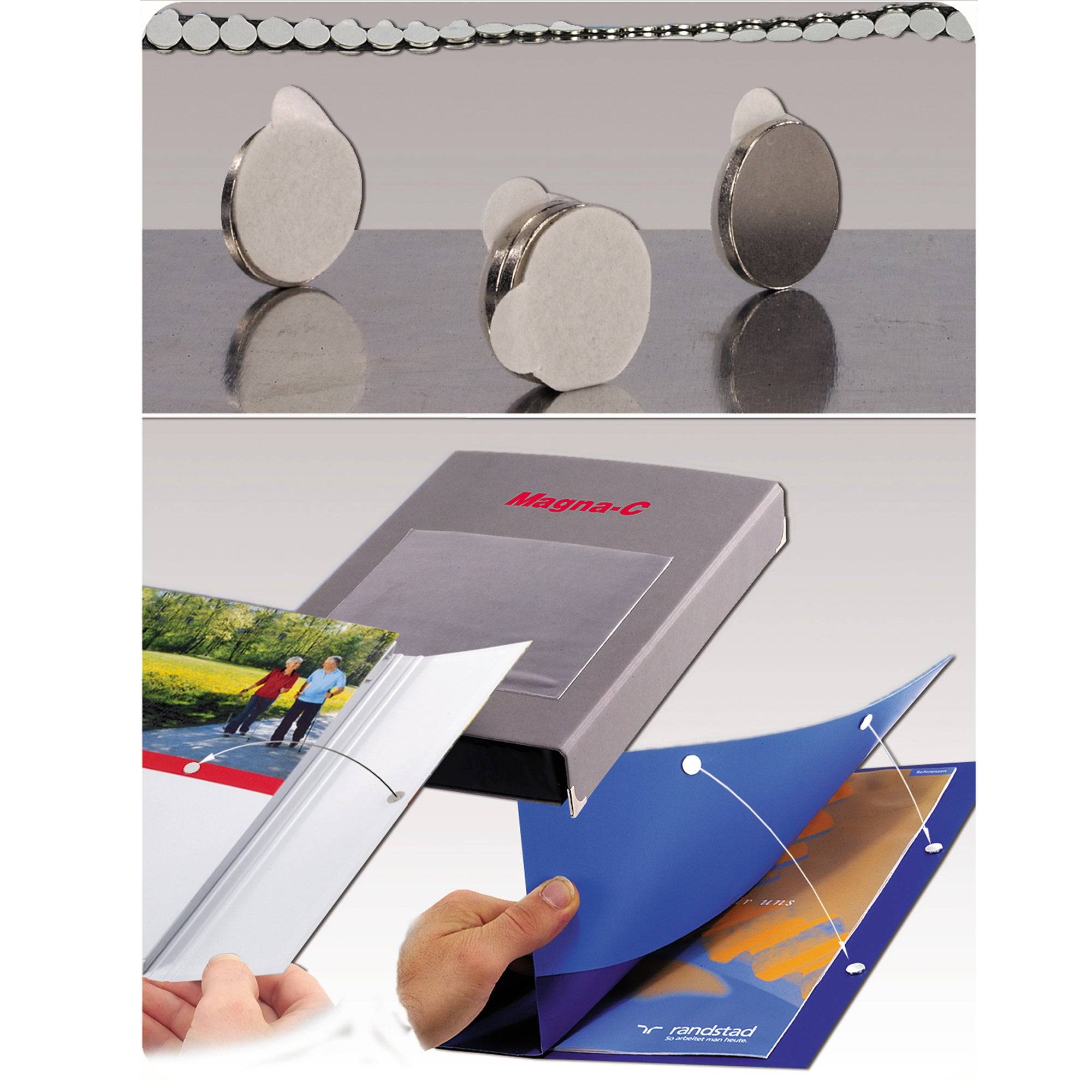 Magna-C Neodym-Scheibenmagnete Ø10x3mm selbstklebend-1