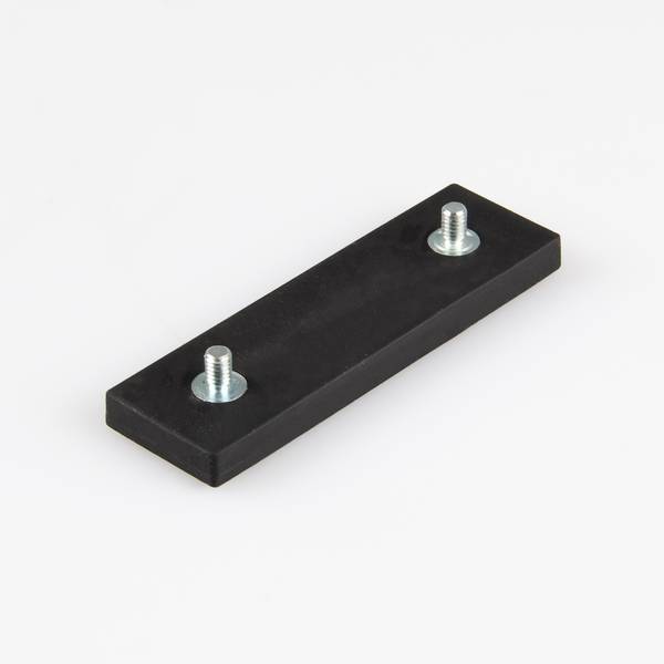 Magna-C Gummiertes Magnetsystem 75x22,5x6mm Gewindezapfen