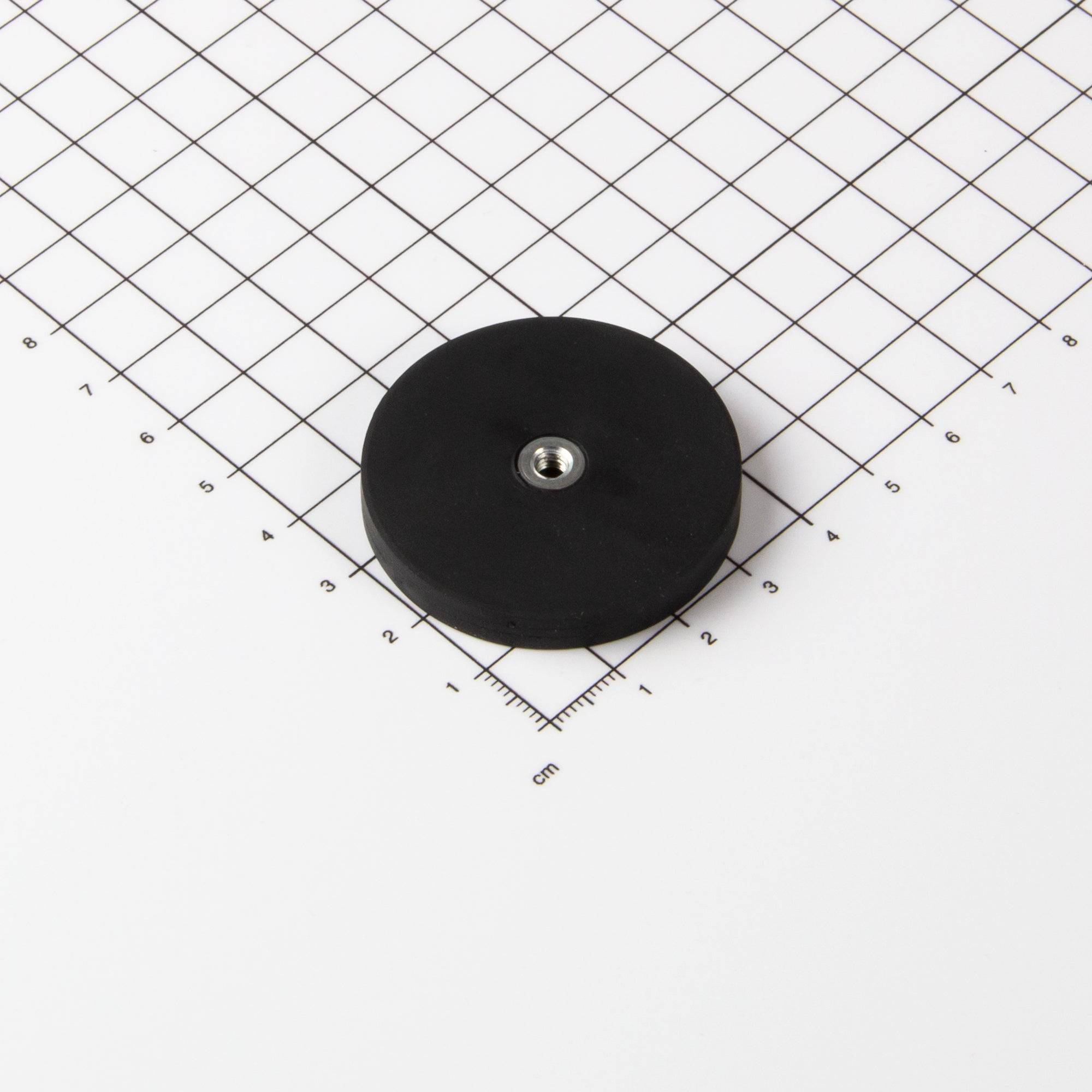 Magna-C Gummiertes Magnetsystem Ø43x6mm mit Innengewinde-1