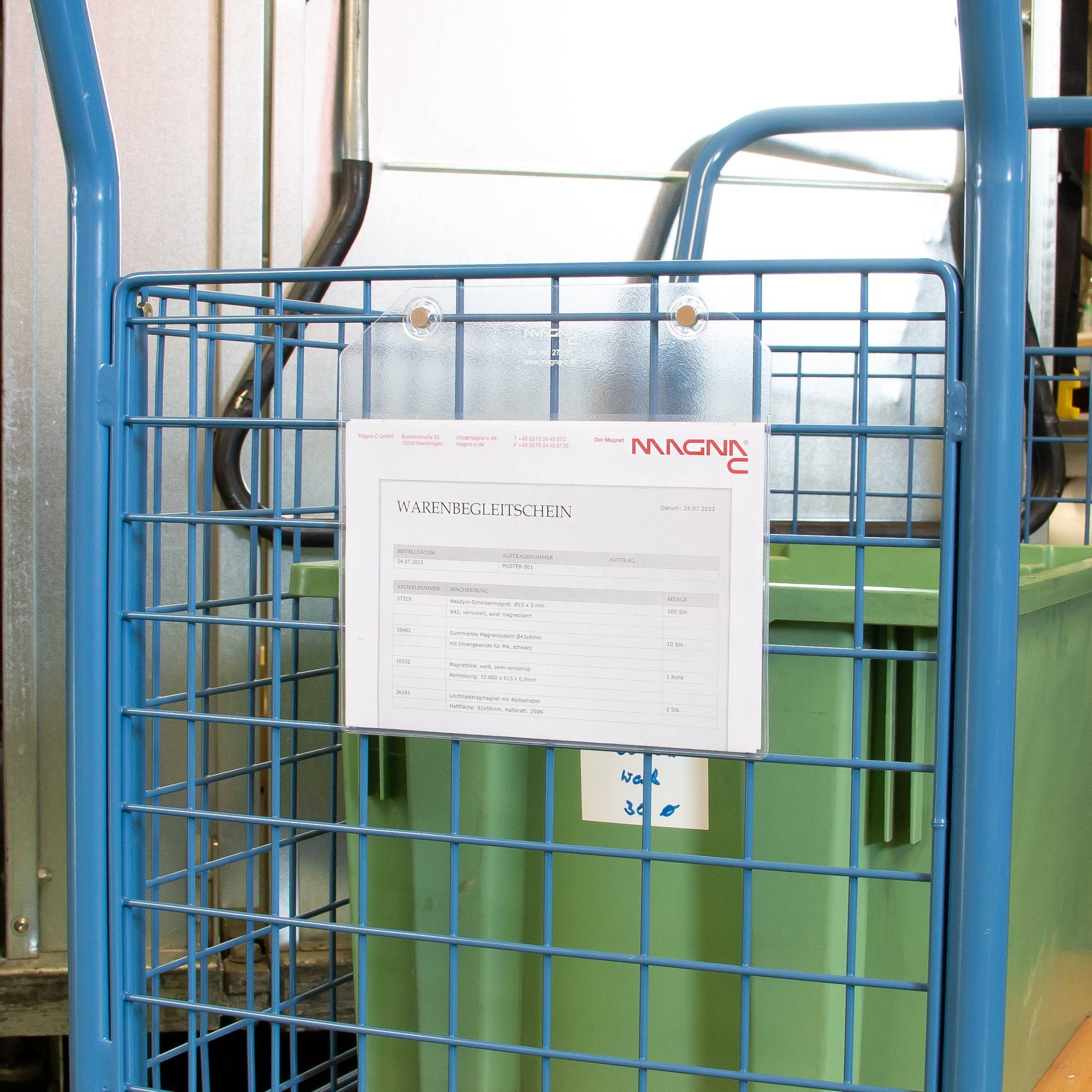 Magna-C Transparente Neodym-Magnettasche für DIN A5-3