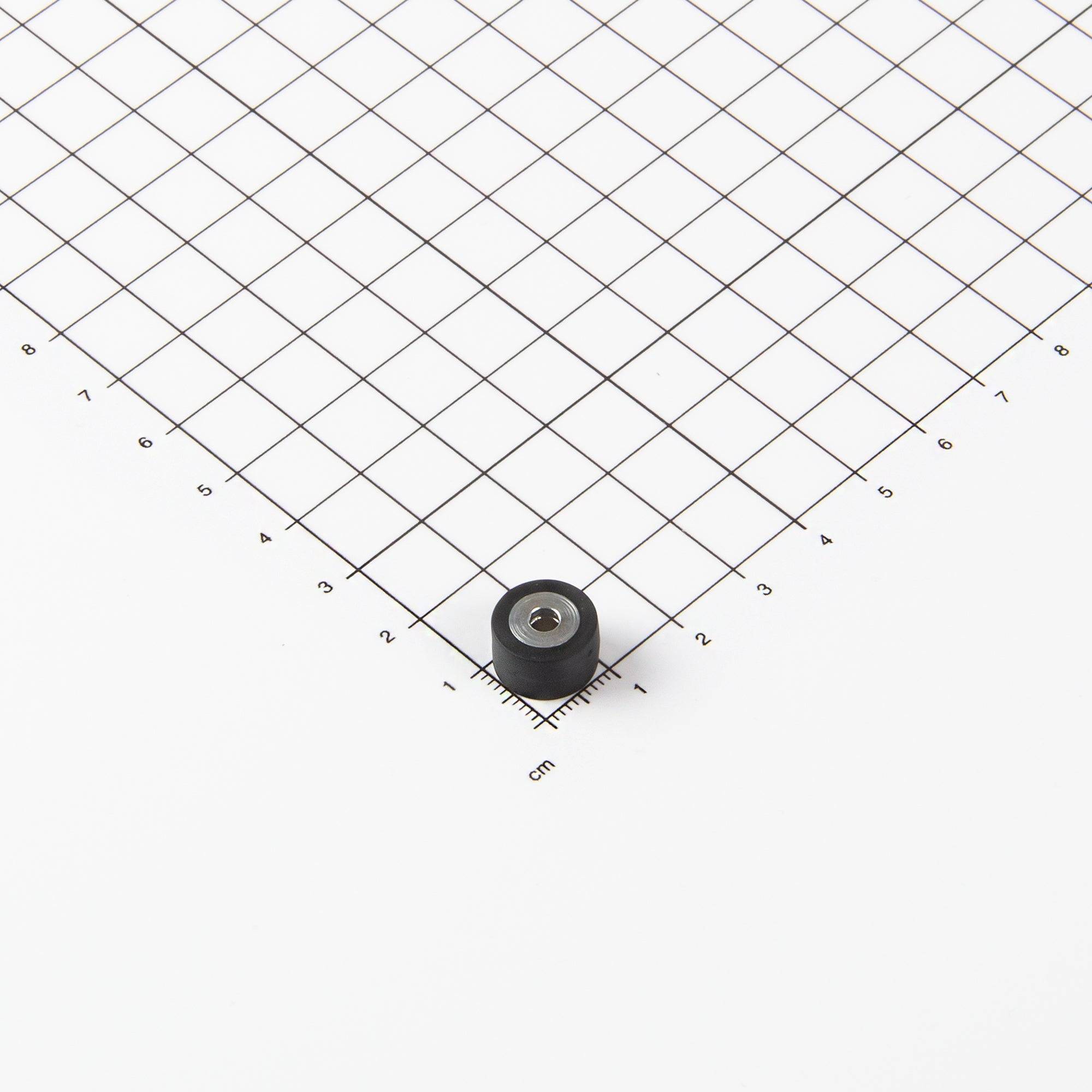 Magna-C Gummiertes Magnetsystem Ø12x7mm mit konischer Senkung